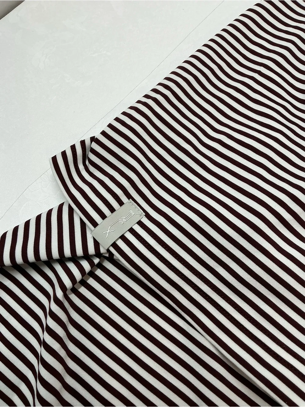 Ralph Lauren Men’s Black and White Narrow-Striped Polo